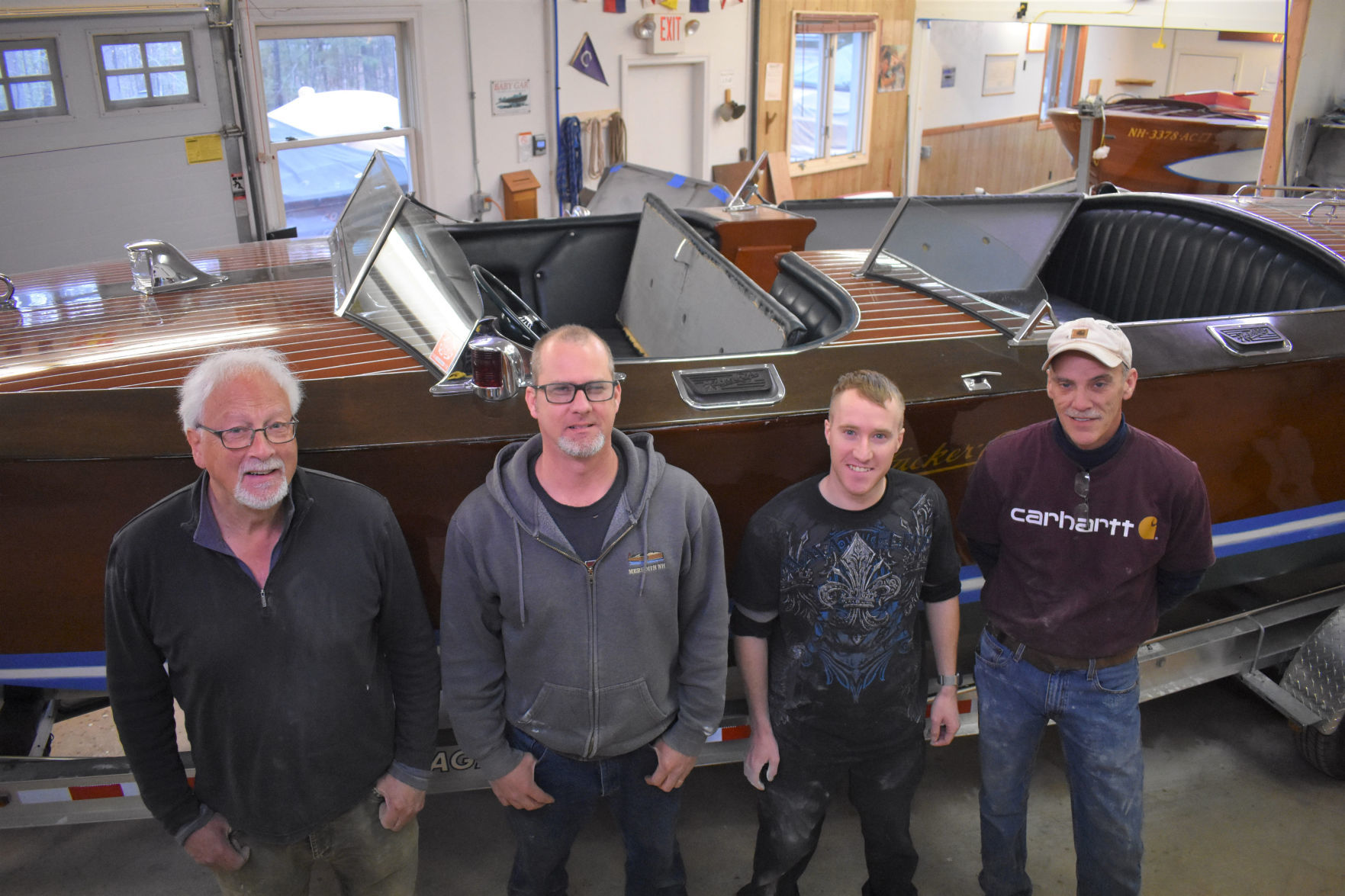 At this shop, the finishes reflect a passion for classic wooden boats